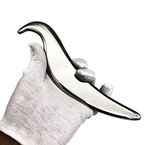 Stainless Steel Gua Sha-IASTM Tool- Gua sha Massage Tool Soft Tissue Therapy Used for Back, Legs, Arms,Neck,Shoulder (N)