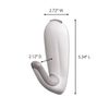 Command Bathroom Hook with Water-Resistant Strips, 1-Hook, 2-Strip, white -...