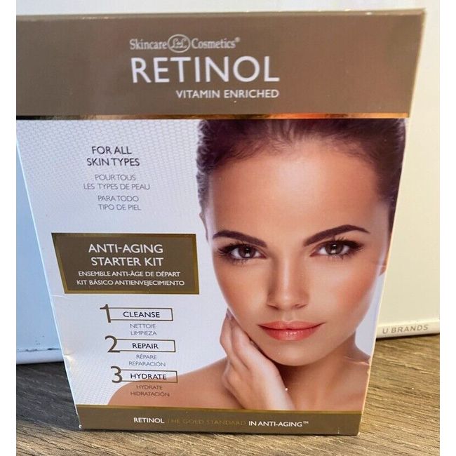 Retinol Anti Aging ▪︎STARTER KIT▪︎ All Skin Types▪︎Cleanse,Repair,Hydrate▪︎NEW✅️