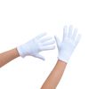 Oblique-Uniuqe® children's cotton gloves in white - also suitable for small adult hands