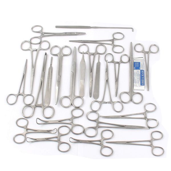 OdontoMed2011 72 PCS O.R PREMIUM GRADE SET SPAY INSTRUMENTS STUDENT ! FORCEPS SCISSORS !SCALPEL BLADES !HEMOSTAT FORCEPS ! CARMALTS FORCEPS ! NEEDLE HOLDER ODM