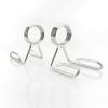 POWER-XTREME Spring clasps, 50 mm, pair
