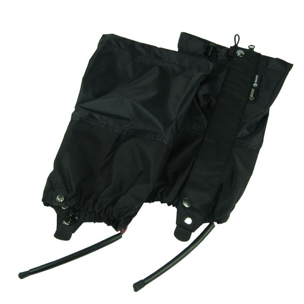 ISUKA GORE-TEX Light Spats Front Zipper S 246401 Black