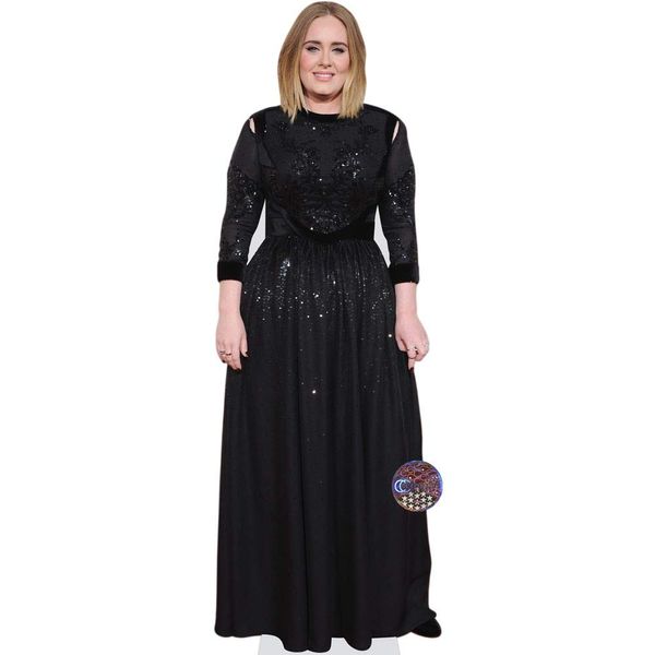Adele (Black Dress) Mini Size Cutout