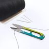 2 x Sewing Thread Cutter, Thread Cutting Scissors, Very Sharp and Durable Steel Thread Cutter, Sewing Thread Cutter, Professional Thread Cutter, Thread Cutter for Sewing, Crafts, (2, 2C)