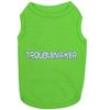 Parisian Pet Troublemaker Dog T-Shirt (Troublemaker, M)