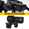 Waterproof Phone USB Motorcycle Power Charger Voltmeter Cigarette Lighter Socket