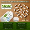 Magnesium Complex 5-in-1 + B6 Vitamin Support Sleep, Digestion & Constipation