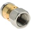 PRO SOURCE 3,000 psi Rotating, Stainless Steel, Sewer Pressure Washer Nozzle ...