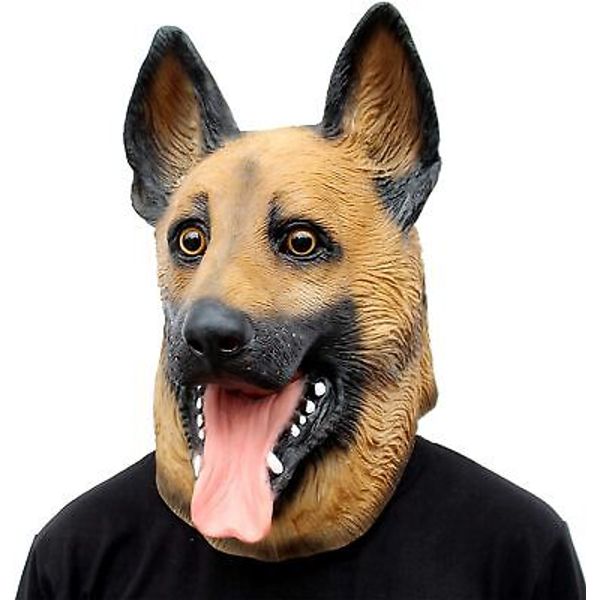 Dog Head Mask Halloween Party Costume Masks Super Bowl Underdog...