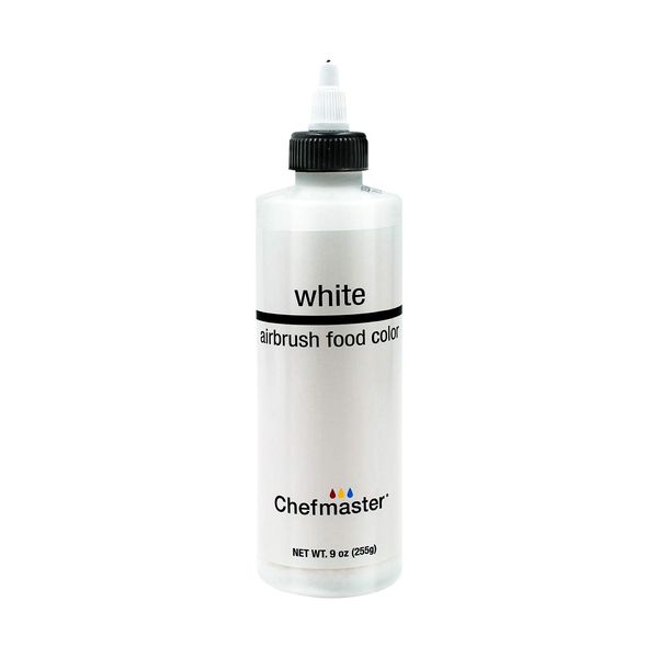 Chefmaster Airbrush Spray Food Color, 9-Ounce, White