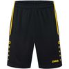JAKO Herren Sporthose Allround, Schwarz/Citro, L