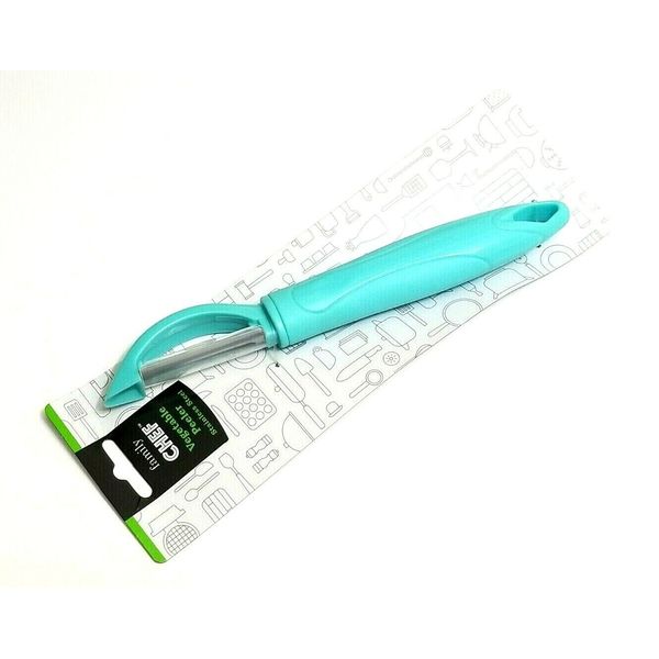 BRAND NEW FAMILY CHEF VEGETABLE CARROT POTATO PEELER KITCHEN UTENSIL TEAL