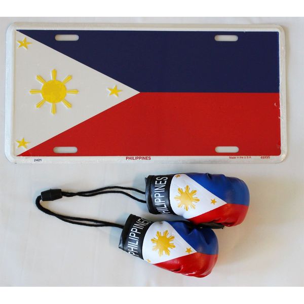 Flagline Philippines - Boxing Glove and License Plate Combo