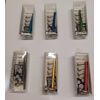 Metal Smoking Pipe Set with Screens, 2-Pack, Assorted Colours