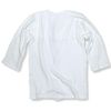 trust map Nursing Underwear, Warm and Winter, Open Front, For Gentlemen, One-touch Tape, Cotton Quilt, Made of Heat-Generating Material, Loose Fit, 3/4 Sleeves, white