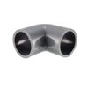 sourcing map PVC Pipe Fitting 20mm Slip Socket 90 Degree Elbow Coupling Connector Gray 2Pcs