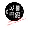 Stamp set, 2 x stamping varnish, stamp scraper, stamp stencil, stamping kit