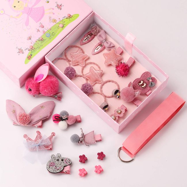 Little Girl Cute Storage Box Pink Bowknot Kids Jewelry Box For Present