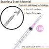 50 Pack 3ml 3cc 18 Gauge Disposable Syringe Tool, Individual Package