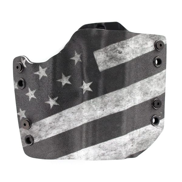 OWB Holster - USA Slanted B&W (Left-Hand, for FN 509)