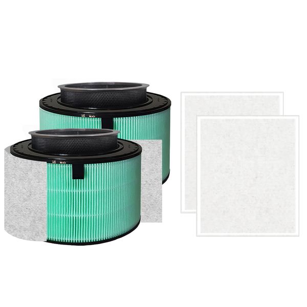 TSI LG air purifier compatible Puricare 360 ​​filter 2p + non-woven filter 2p set, AS309DWA