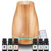 Diffuserlove Essential Oil Diffuser 200ML Aroma Diffuser Mist Humidifiers with 7 Color LED Lights, Auto Shut-Off Function for Bedroom Office Room House