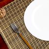 LFH Home Dinner Table Bamboo Placemats (Brown)