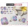 NAILDOKI Nail Stickers for Toe Nails, New, 6 Types, Non-Damaging Toenail Stickers, Nail Wraps, Nail Accessories, Nail Gel Stickers, Women’s, Cute, Popular, Stylish, Advanced