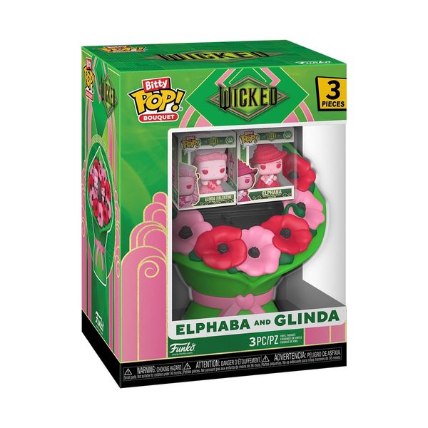 Funko Pop! Bitty Bouquet: Valentines - Elphaba and Glinda