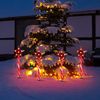 8 Pack 64LED Twinkle Star Pathway Lights - Outdoor, Garden Pathway Markers