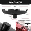 6.75" Floor Jack Saddle, 1-3/16'' Diameter Stem Universal Fits Many Models