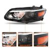 For 2016-2018 Chevrolet Chevy Malibu Black Projector Headlights Assembly Pair