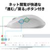 Buffalo BSMBU315WH USB Mouse, Wired 5 Buttons, Back/Forward Buttons, DPI Switch, BlueLED, White