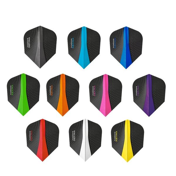 PerfectDarts 5 x Sets Harrows Retina Mixed Colour Dart Flights Standard