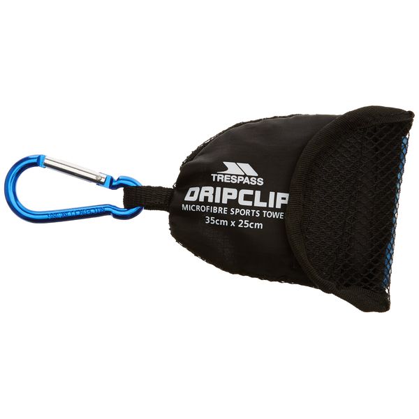 Trespass Unisex Dripclip Microfibre Towel Keyring, Blue, One Size