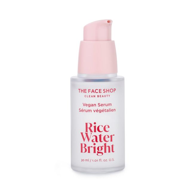 The Face Shop Rice Water Bright Vegan Serum | Vegan| Brightening | Rice Water | Niacinamide | Hyaluronic Acid | K-Beauty