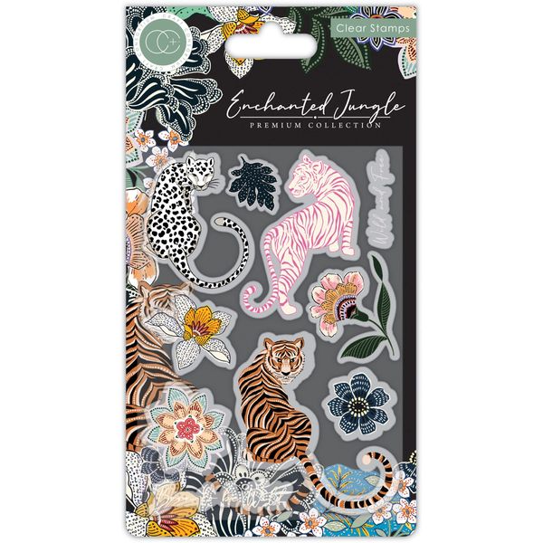 Craft Consortium A5 Clear Stamps-Enchanted Jungle