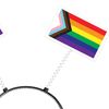 Jesters Party Progress Rainbow Pride Tiara Headband Flag Boppers LBGTQ+