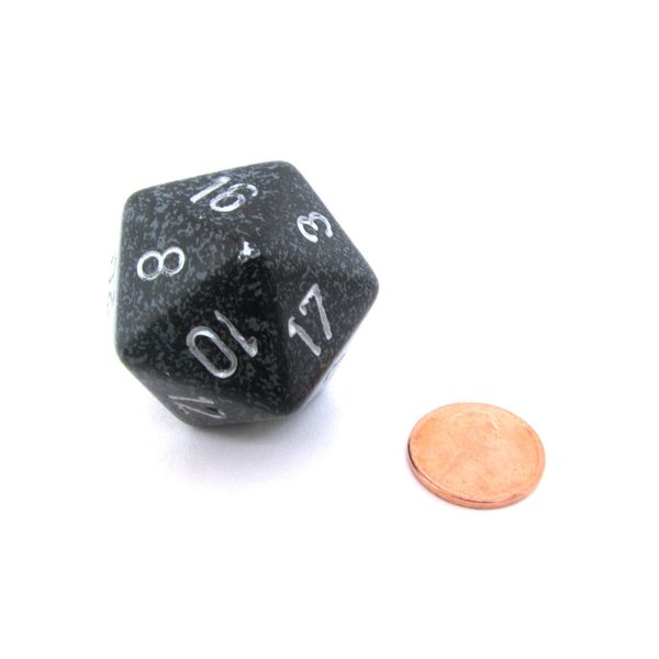 Jumbo d20 Counter - Speckled 34mm Dice: Ninja
