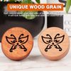 Essential Oil Car Diffuser, 2 PCS Butterfly Car Aromatherapy Wood Diffuser with Vent Clip