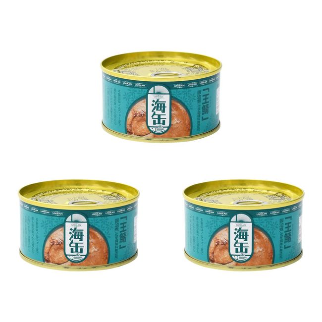 Fukuya Umi Can, King Mackerel, Boiled in Soy Sauce, 6.3 oz (180 g) x 3 Cans