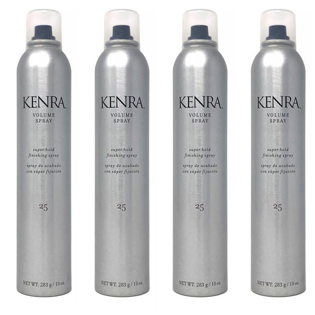 Kenra 25 Super Hold Finishing Spray 10 oz pack of 4