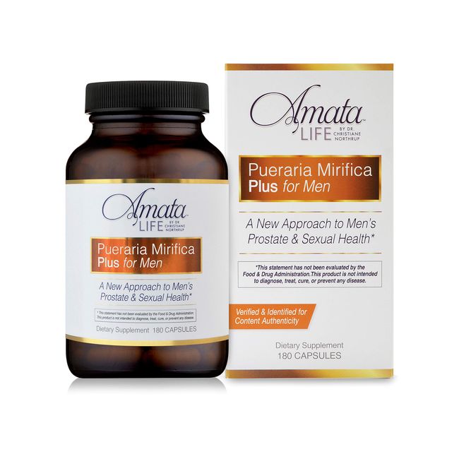 Amata Life by Dr. Christiane Northrup Pueraria Mirifica Plus for Men Capsules 90 Day