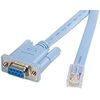 StarTech.com DB9CONCABL6 6 ft RJ45 to DB9 Cisco Console Management Router Cable