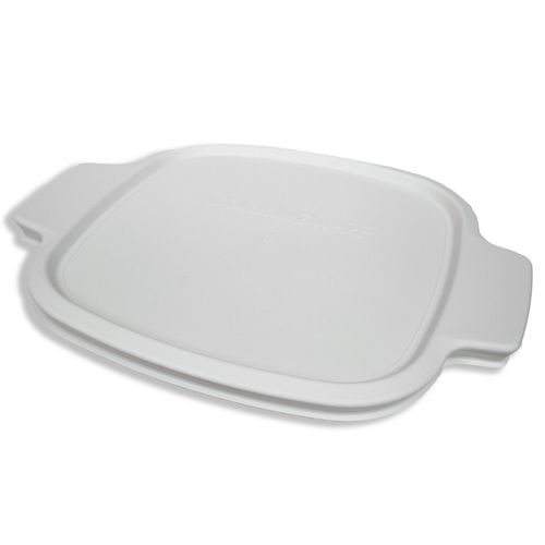 CorningWare Stovetop A-1-PC 1.5 Quart Square White Plastic Lid - 6 Pack