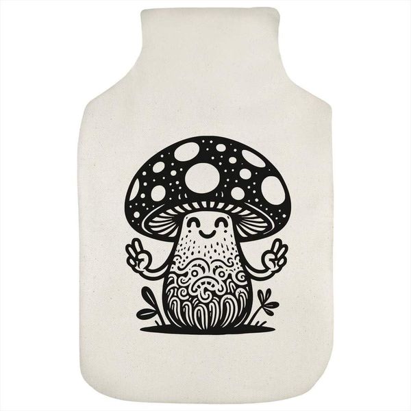 'Meditating Toadstool' Hot Water Bottle Cover (HW00036615)