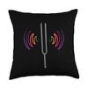 Tuning Fork Therapy, Biofield Sound Healing Throw Pillow