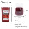 1 Quart | Biohazard Needle and Syringe Disposal Sharps Container with Slide Lid