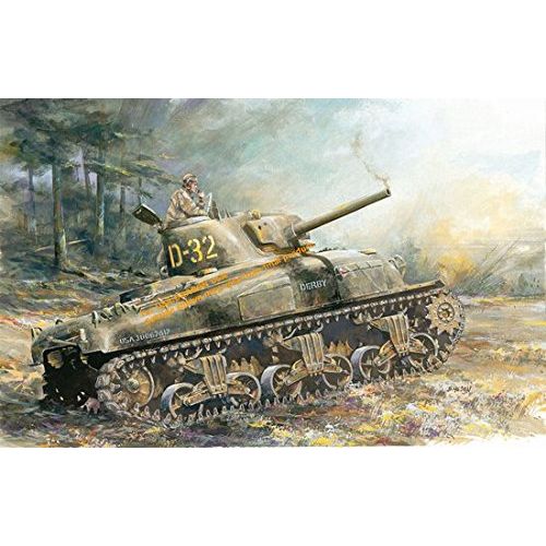 TOYOTA ECHO 1/72 World War II American Army M4 A1 Sherman Normandy Plastic Model dr7273